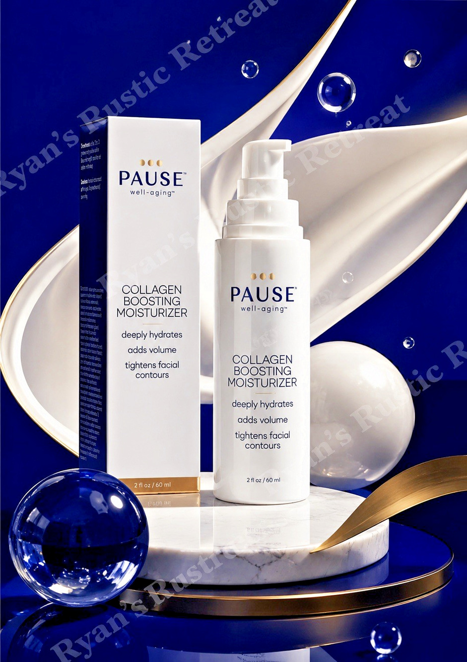 PAUSE - well-aging - Collagen Boosting Moisturizer - 2 fl oz/ 60 mL - NEW SEALED